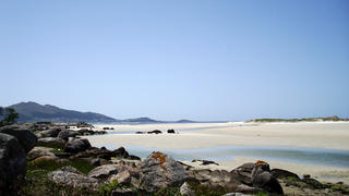 Playa de A Boca do Río, en el municipio coruñés de Carnota.