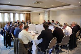 A Comisión Delegada reunida hoxe en Ourense.