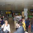 Imaxe da chegada ao aeroporto coruñés de Alvedro das e dos participantes de 'Reencontros na Casa 2016' procedentes de Venezuela