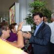 Imaxe da chegada ao aeroporto coruñés de Alvedro das e dos participantes de 'Reencontros na Casa 2016' procedentes de Venezuela