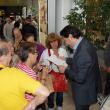 Imaxe da chegada ao aeroporto coruñés de Alvedro das e dos participantes de 'Reencontros na Casa 2016' procedentes de Venezuela