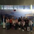 Imaxe da chegada ao aeroporto de Peinador (Vigo) das e dos participantes