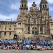 As e os participantes peregrinaron a Compostela (polo Camiño francés ou pola Vía da Prata) e coñeceron a capital de Galicia
