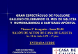 Día de Santiago Apóstolo, na Casa Galicia de Montevideo