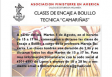 Curso de encaje de bolillos en la Asociación Finisterre en América