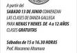 Clases de danza gallega para niños/as, de la A.C.G. Fillos do Porto do Son de Avellaneda
