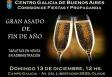 Gran Asado Fin de Ano 2015 do Centro Galicia de Bos Aires