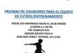 Pruebas de jugadores para el equipo de fútbol de la Casa Galicia de Nueva York