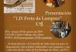 Presentación da LIX Festa da Lamprea de Arbo, no Centro Galego de Lisboa Presentación da LIX Festa da Lamprea de Arbo, no Centro Galego de Lisboa