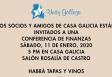 Charla sobre finanzas, en la Casa Galicia de Nueva York Charla sobre finanzas, en la Casa Galicia de Nueva York