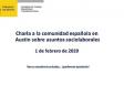 Charla informativa a la comunidad española en Austin sobre asuntos sociolaborales
