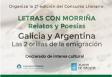 Concurso literario "Letras con Morriña 2021" del Centro Lalín, Agolada y Silleda de Buenos Aires Concurso literario "Letras con Morriña 2021" del Centro Lalín, Agolada y Silleda de Buenos Aires
