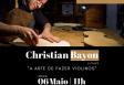 Conferencia "El arte de hacer violines", en Lisboa