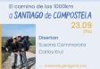 Charla "El camino de los 1000 km a Santiago de Compostela", en Montevideo