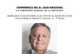 Conferencia "La dimensión humana de la medicina", en el Centro Gallego de Madrid