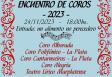 Encuentro de coros 2023 del Centro Gallego de Mar del Plata