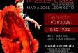 Clase magistral de flamenco con María José León Soto en el Centro Gallego de Lisboa