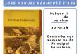 Presentación del libro "Íntimas Traiciones", de José Manuel Bermúdez, en el Centro Gallego de Barcelona.