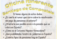 Oficina itinerante de la Asociación de Pensionistas y Jubilados de Venezuela en Galicia -APEJUVEG- en Santiago de Compostela.