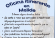 Oficina itinerante de la Asociación de Pensionistas y Jubilados de Venezuela en Galicia -APEJUVEG- en Melide.
