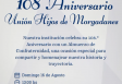 108 aniversario de la Unión Hijos de Morgadanes de Galicia en Montevideo.