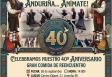  40 aniversario de la Agrupación Folklórica Anduriña del Centro Gallego de Miranda de Ebro.