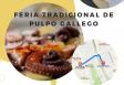 Feria tradicional de pulpo gallego en la Casa Gallega de L'Hospitalet.