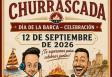 Churrascada, por el Día de la Barca, en el Centro Español Apóstol Santiago.