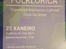 I Mostra Folklórica da Asociación "Cova da Serpe" de Barcelona