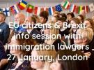 Sesión informativa "Ciudadanos/as de la UE & Brexit", en Londres