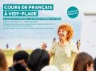 Curso de francés na Praia de Vidy - Cours de français à Vidy-Plage 2020, en Lausanne