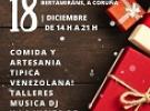 Bazar navideño 2021 de la Asociación de Venezolanos en Santiago de Compostela (AVESANTI), en Milladoiro y Bertamiráns
