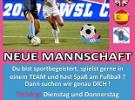 Entrenamientos del nuevo equipo femenino de fútbol del Club Galicia de Bonn