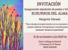 Inauguración da exposición de poesía e fotografía "Susurros del alma", de Margarita Taboada, en Madrid