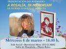 Presentación del poemario “A Rosalía, in memoriam”, de Norma González Peralta, en Buenos Aires