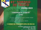 41º Torneo de Truco - Vedra 2023, en Bos Aires