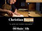 Conferencia "A arte de facer violíns", en Lisboa