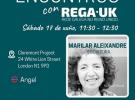 Encontros con REGA-UK: Marilar Aleixandre, en Londres