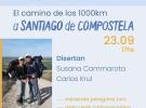 Charla "El camino de los 1000 km a Santiago de Compostela", en Montevideo
