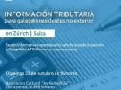 Información tributaria para galegos/as residentes no exterior, en Zürich