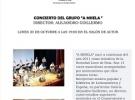 Concierto del Grupo "A Misela, en el Centro Gallego de Madrid
