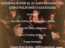 Encontro Coral - Homenaxe polo 25º Aniversario do Coro Polifónico "Saudades", en Bos Aires