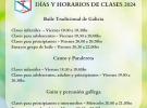 Clases de folclore galego 2024 da Sociedad Parroquial de Vedra en Bos Aires