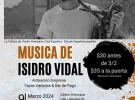 Concerto de Isidro Vidal en Newark