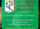 42º Torneo de Truco - Vedra 2024, en Bos Aires