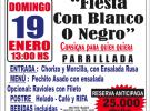 Festa "Con Branco ou Negro" da Asociación Centro Partido de Carballiño en Bos Aires Festa "Con Branco ou Negro" da Asociación Centro Partido de Carballiño en Bos Aires