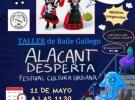 Taller de baile gallego, por el Centro Gallego de Alicante, en el Festival "Érase una vez Alacant Desperta"