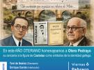 Homenaje a Otero Pedrayo en el Centro Gallego de Montevideo.