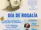 Día de Rosalía en el Centro Gallego de Castelló "O Aturuxo". Día de Rosalía en el Centro Gallego de Castelló "O Aturuxo".