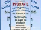 Oficina itinerante en Culleredo de la Asociación de Pensionistas y Jubilados de Venezuela en Galicia -APEJUVEG-.